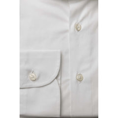 Bagutta White Cotton Men Shirt -   -  Bagutta.