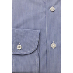 Bagutta Light Blue Cotton Men Shirt -   -  Bagutta.