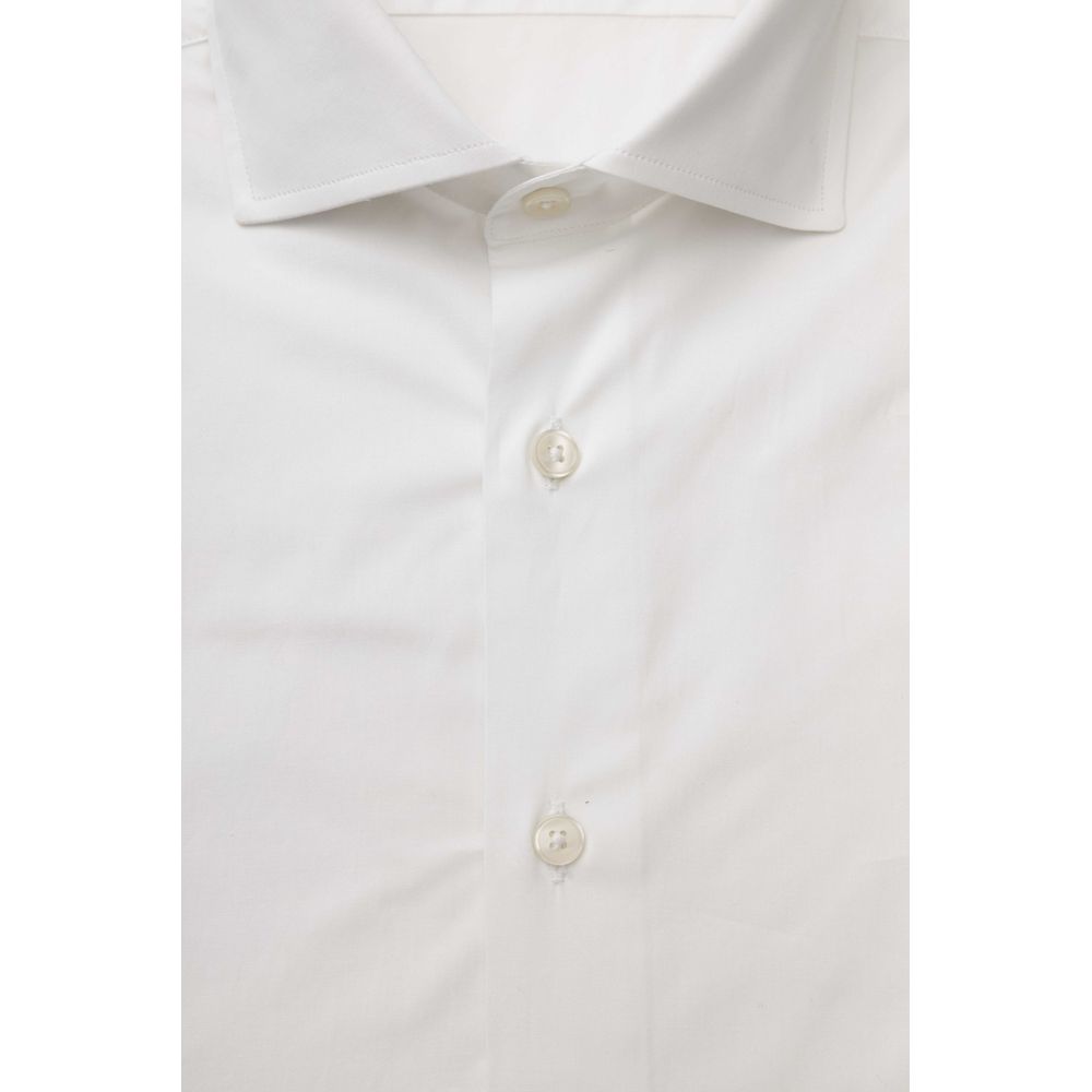 Bagutta White Cotton Men Shirt -   -  Bagutta.
