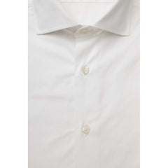 Bagutta White Cotton Men Shirt -   -  Bagutta.