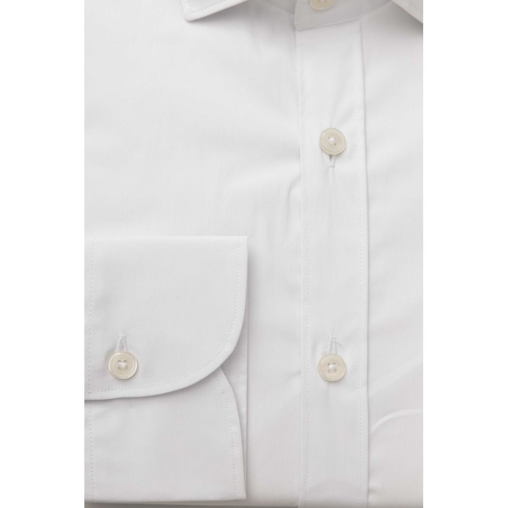 Bagutta White Cotton Men's Shirt -   -  Bagutta.