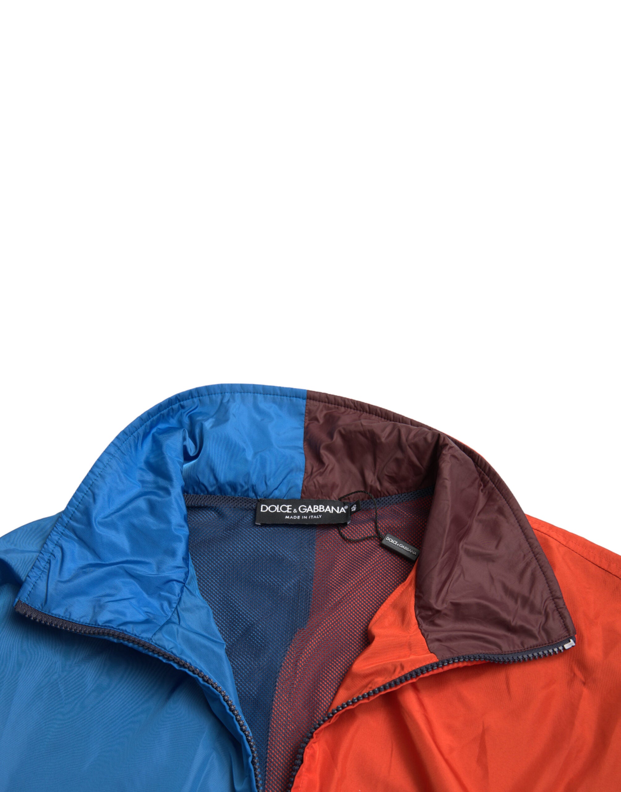 Dolce & Gabbana Multicolor Color Windbreaker Jacket -   -  Dolce & Gabbana.