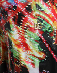 Dolce & Gabbana Multicolor Luminarie Print Men Bermuda Shorts -   -  Dolce & Gabbana.
