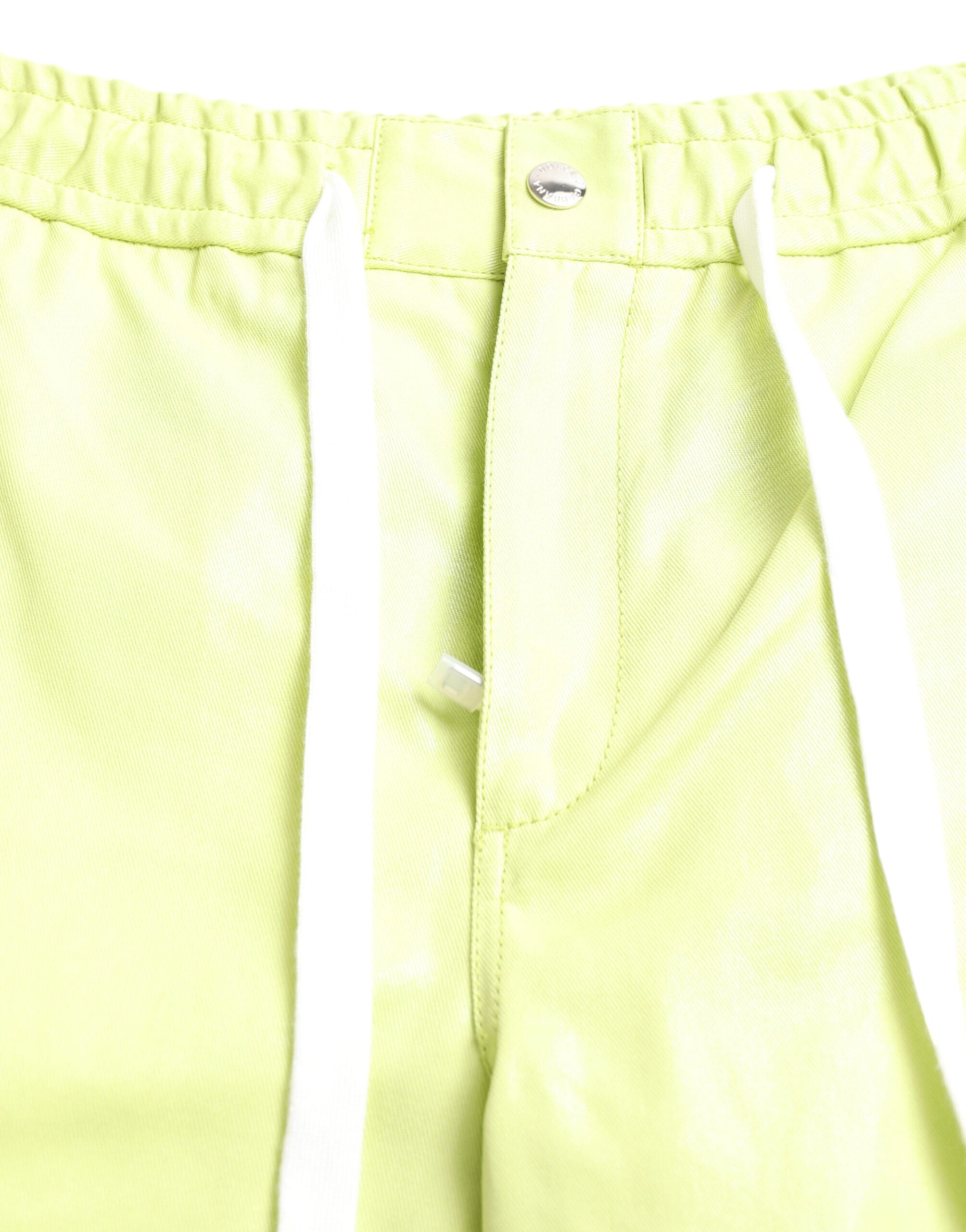 Dolce & Gabbana Light Green Cotton Men Cargo Bermuda Shorts -   -  Dolce & Gabbana.