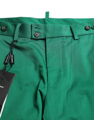 Dolce & Gabbana Deep Green Cotton Stretch Men Bermuda Shorts -   -  Dolce & Gabbana.