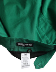 Dolce & Gabbana Deep Green Cotton Stretch Men Bermuda Shorts -   -  Dolce & Gabbana.