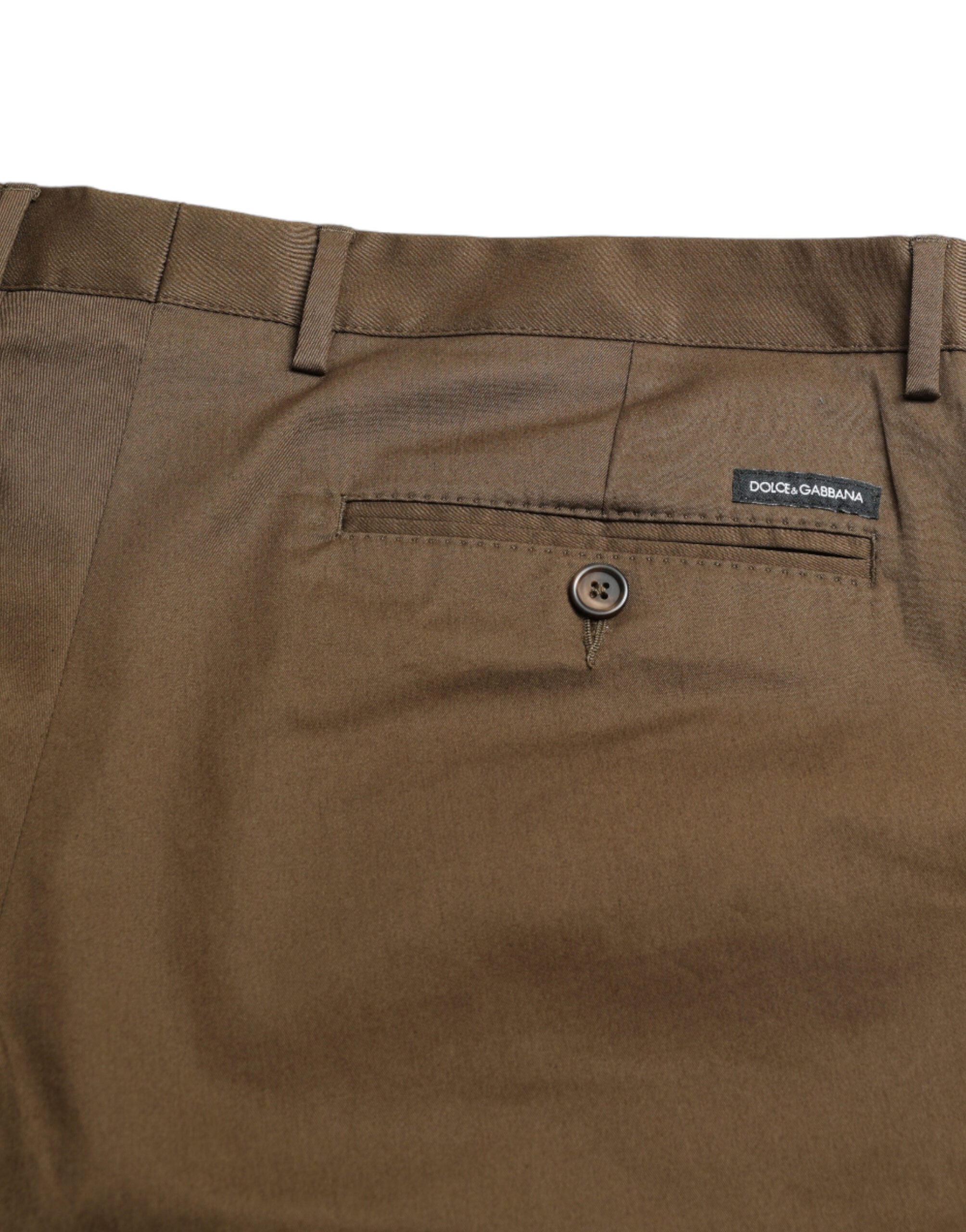 Dolce & Gabbana Brown Cotton Stretch Men Bermuda Shorts -   -  Dolce & Gabbana.