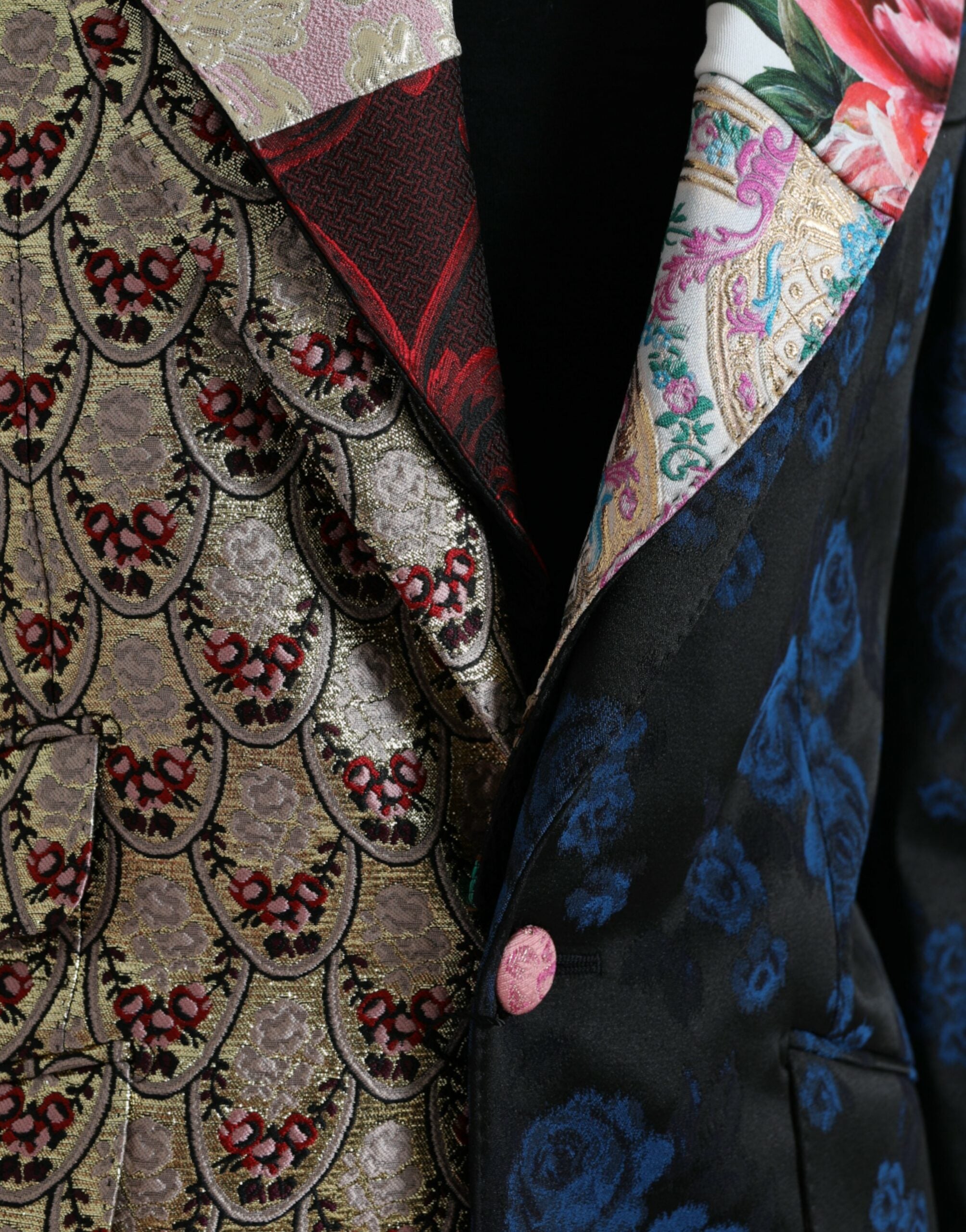Dolce & Gabbana Multicolor Floral Patchwork Jacquard Jacket -   -  Dolce & Gabbana.