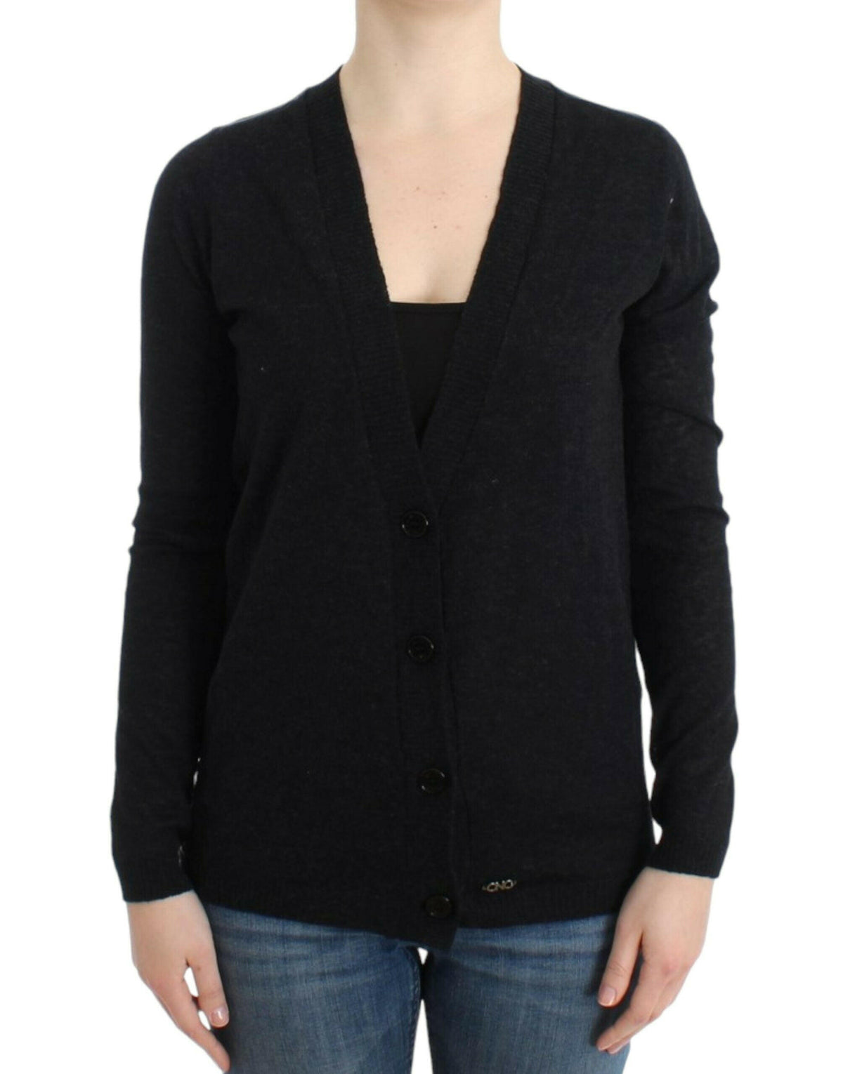 Costume National Gray wool alpaca cardigan -   -  Costume National.
