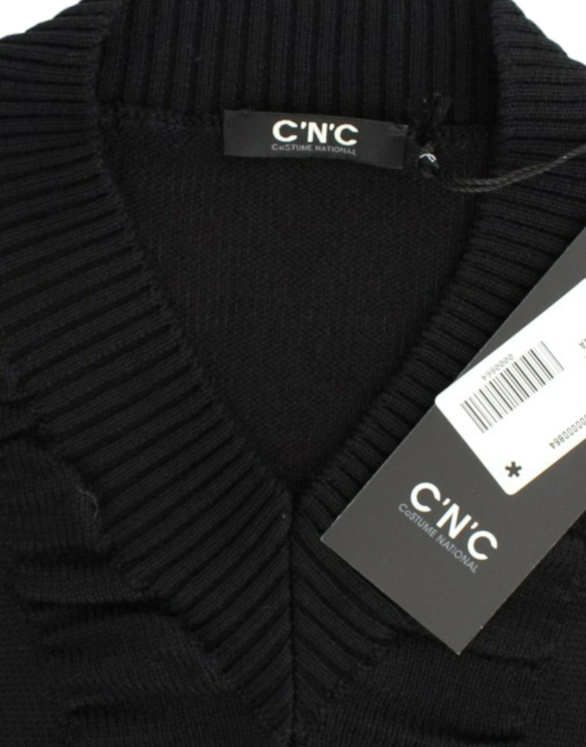 Costume National Black V-neck wool sweater -   -  Costume National.