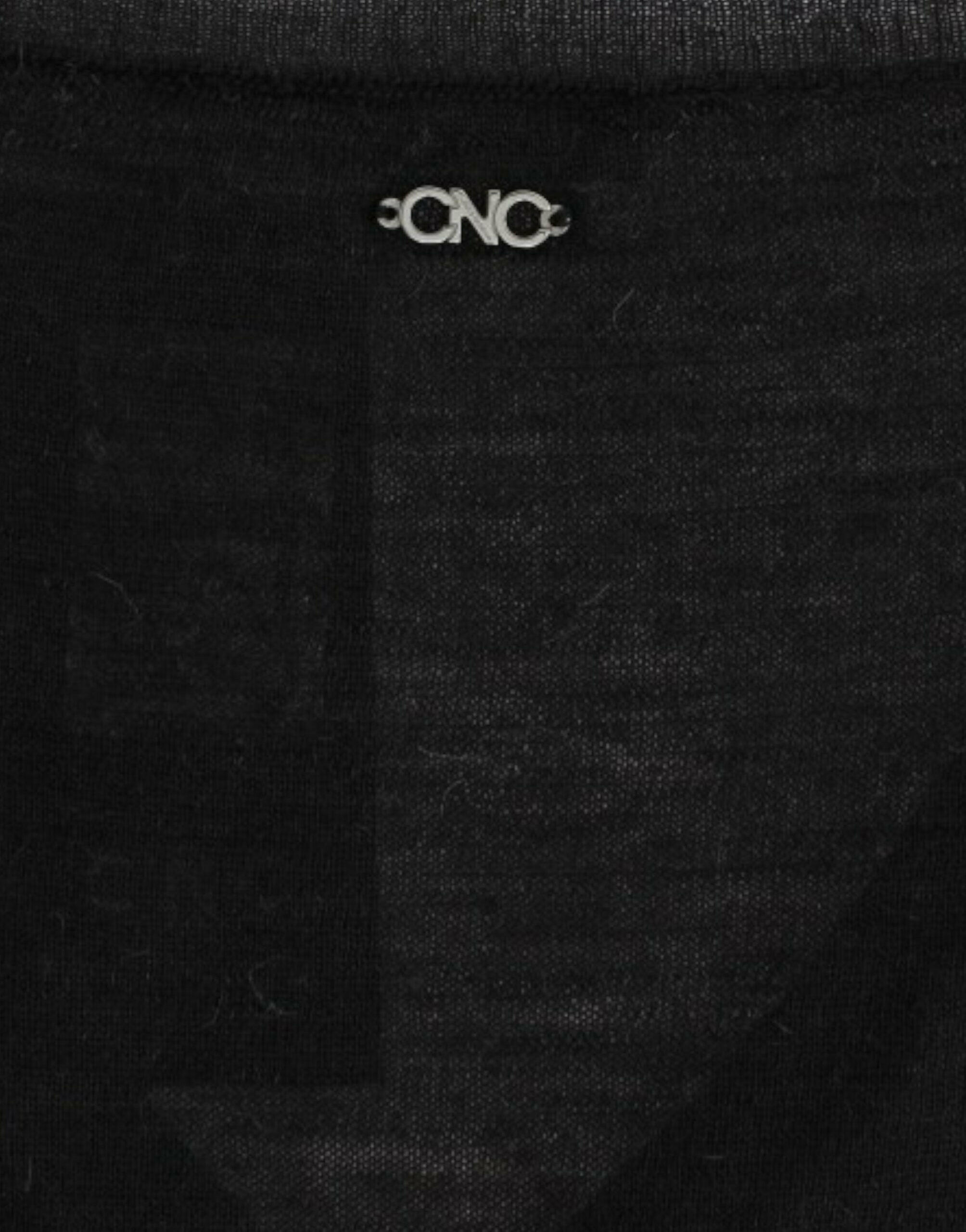 Costume National Black V-neck lightweight sweater -   -  Costume National.