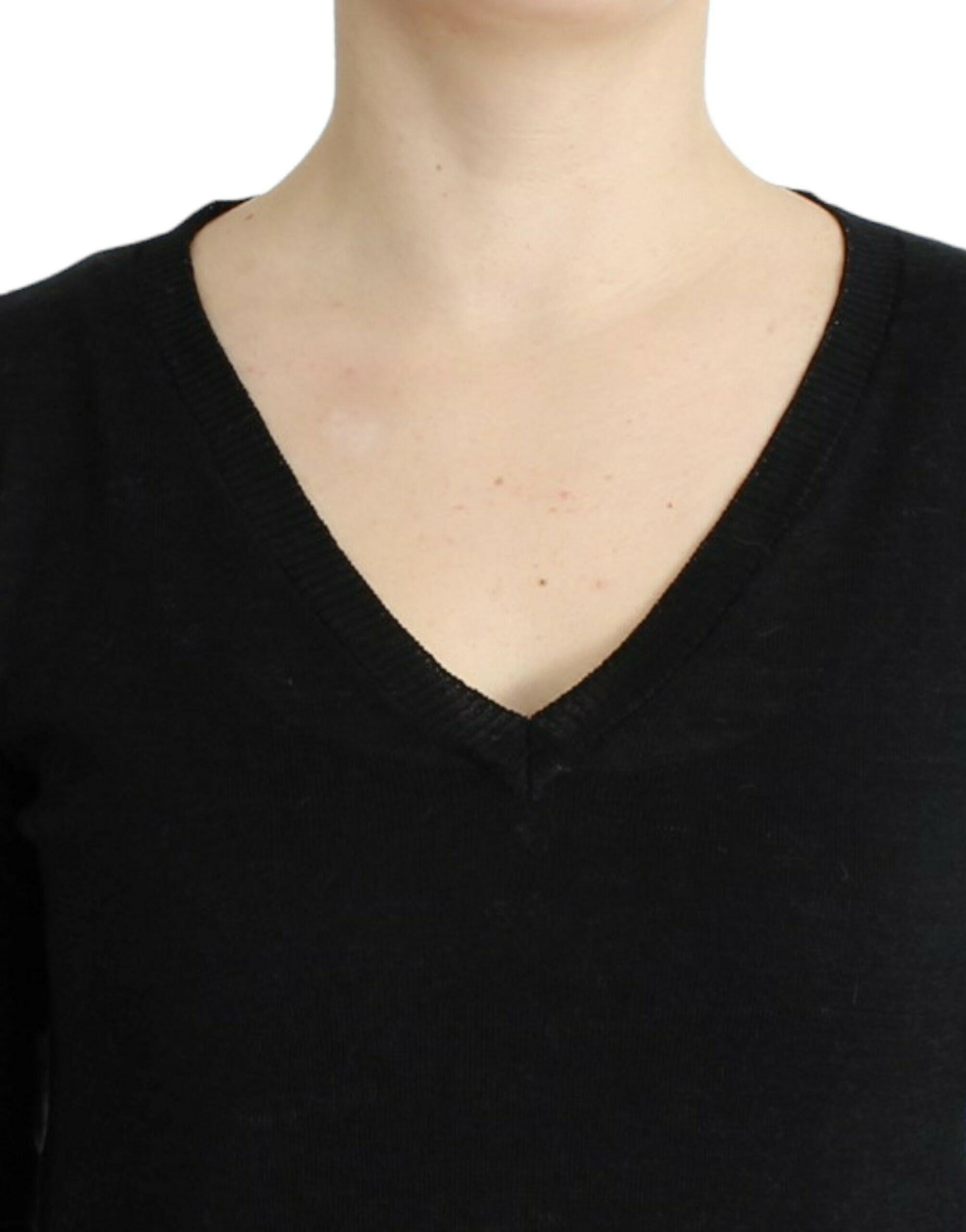Costume National Black V-neck lightweight sweater -   -  Costume National.