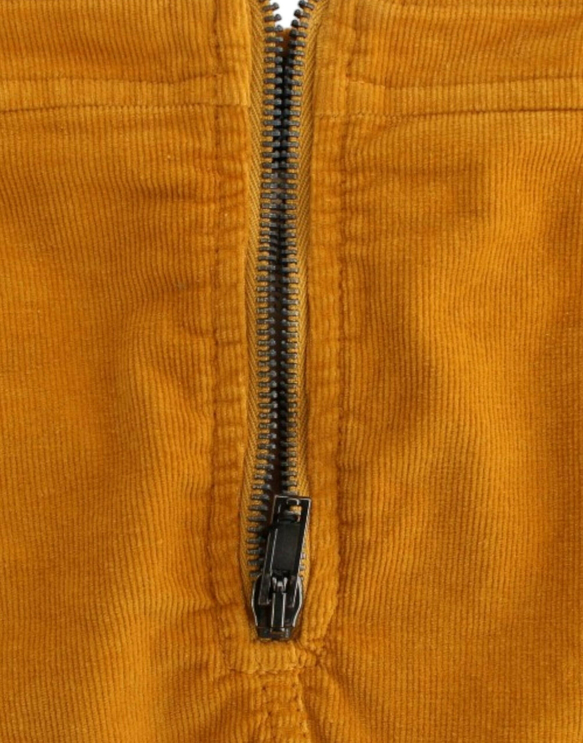 Costume National Yellow corduroy mini skirt -   -  Costume National.