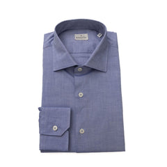 Bagutta Light Blue Cotton Men Shirt -   -  Bagutta.