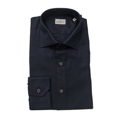 Bagutta Blue Cotton Men Shirt -   -  Bagutta.