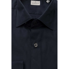Bagutta Blue Cotton Men Shirt -   -  Bagutta.