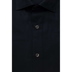 Bagutta Blue Cotton Men Shirt -   -  Bagutta.