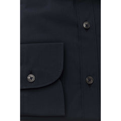 Bagutta Blue Cotton Men Shirt -   -  Bagutta.