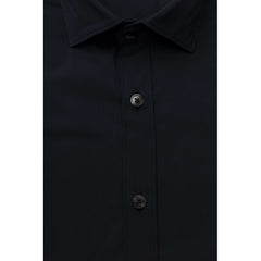 Bagutta Blue Cotton Men Shirt -   -  Bagutta.