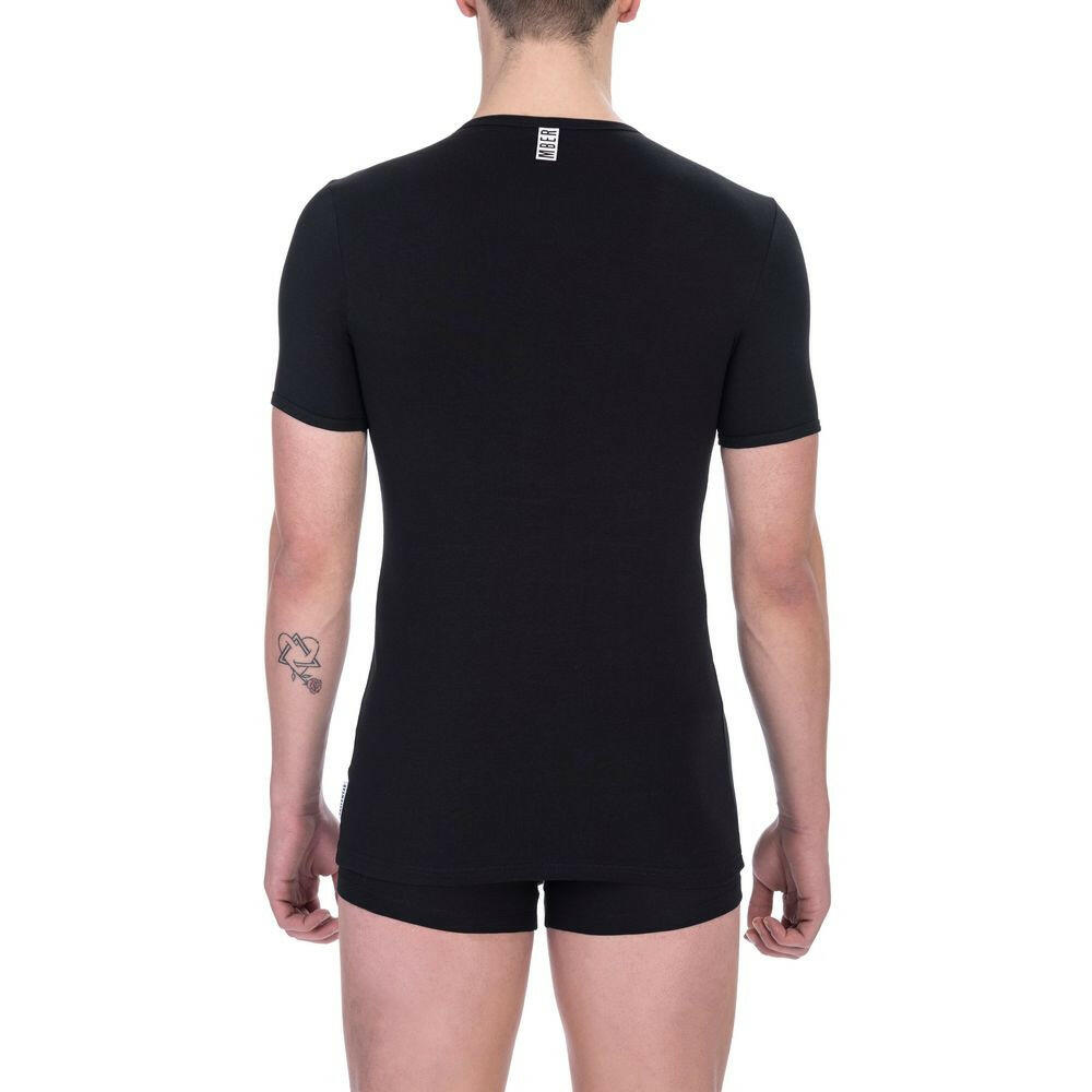 Bikkembergs Black Cotton Men T-Shirt -   -  Bikkembergs.