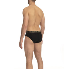Cavalli Class Black Cotton Men Brief -   -  Cavalli Class.