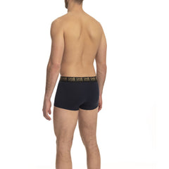 Cavalli Class Blue Cotton Men's Trunk -   -  Cavalli Class.