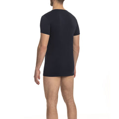 Cavalli Class Blue Cotton Men T-Shirt -   -  Cavalli Class.
