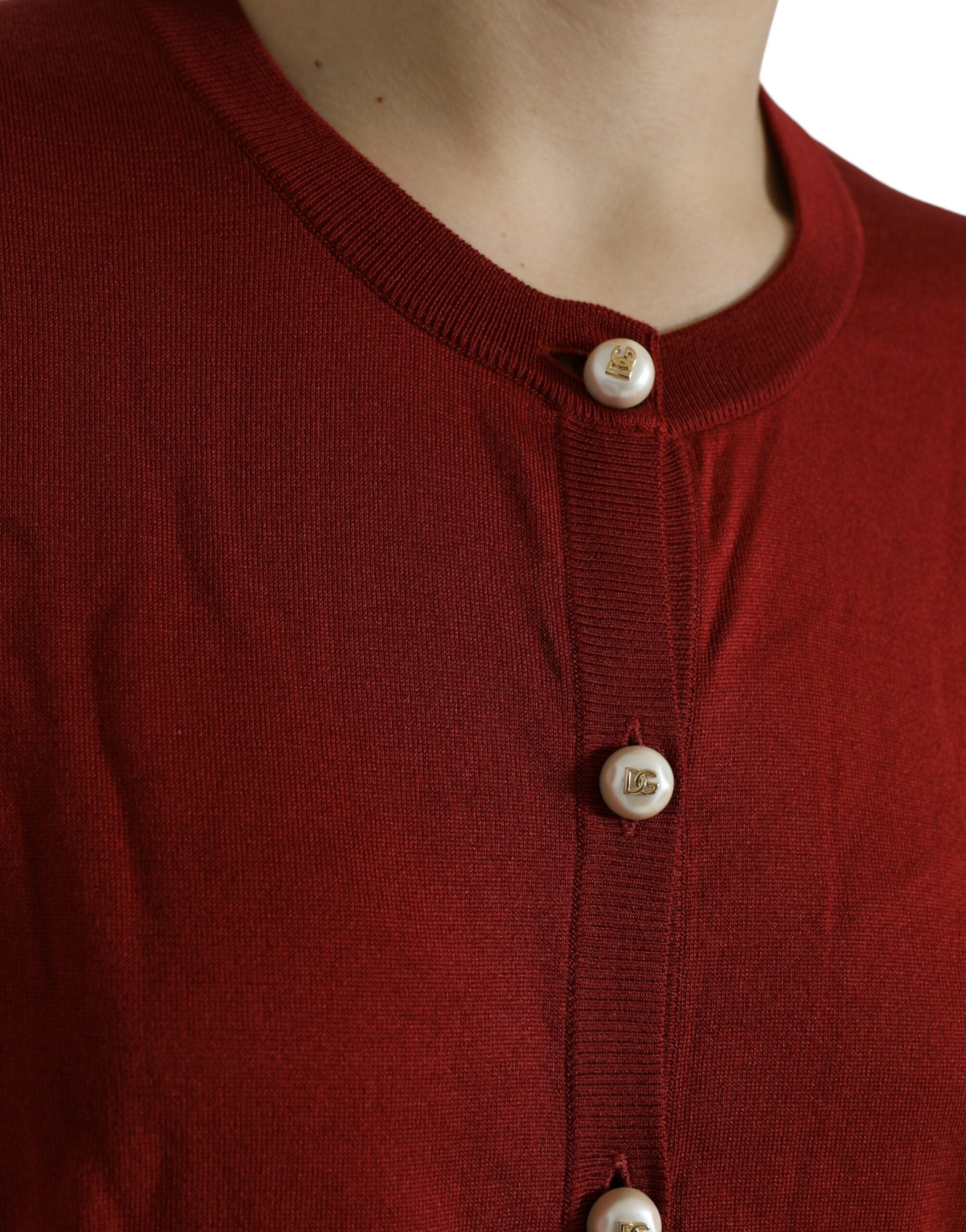 Dolce & Gabbana Multicolor Cardigan Color Block Silk Crewneck Sweater -   -  Dolce & Gabbana.