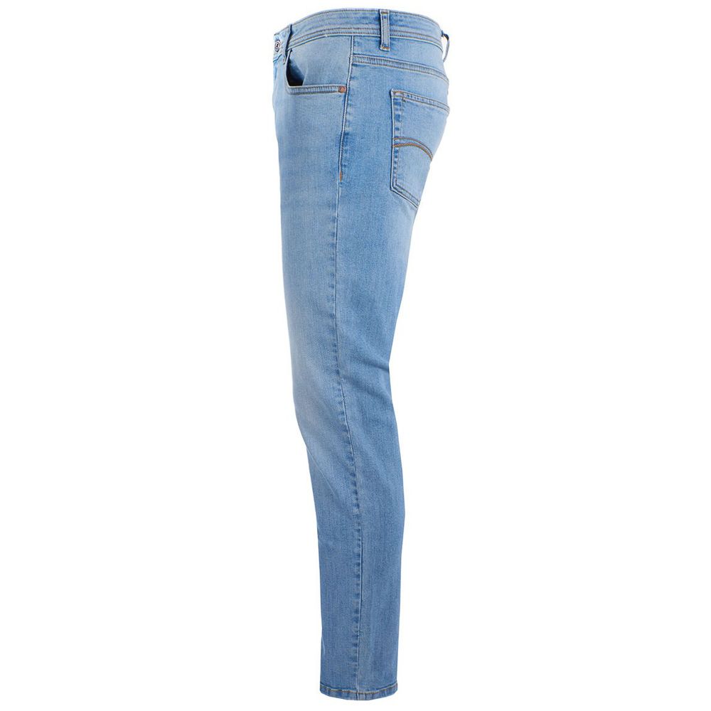 Yes Zee Light Blue Cotton Men Jeans -   -  Yes Zee.