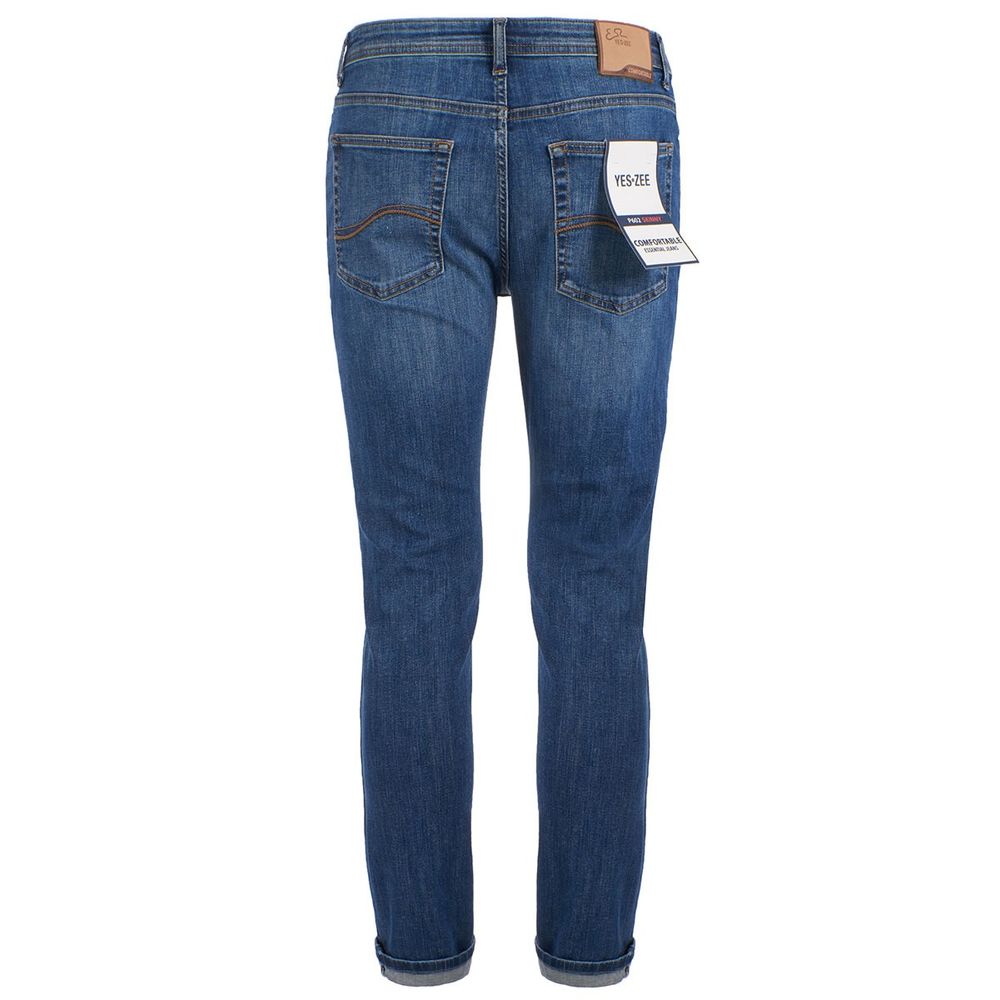 Yes Zee Chic Dark Wash Comfort Denim Jeans -   -  Yes Zee.