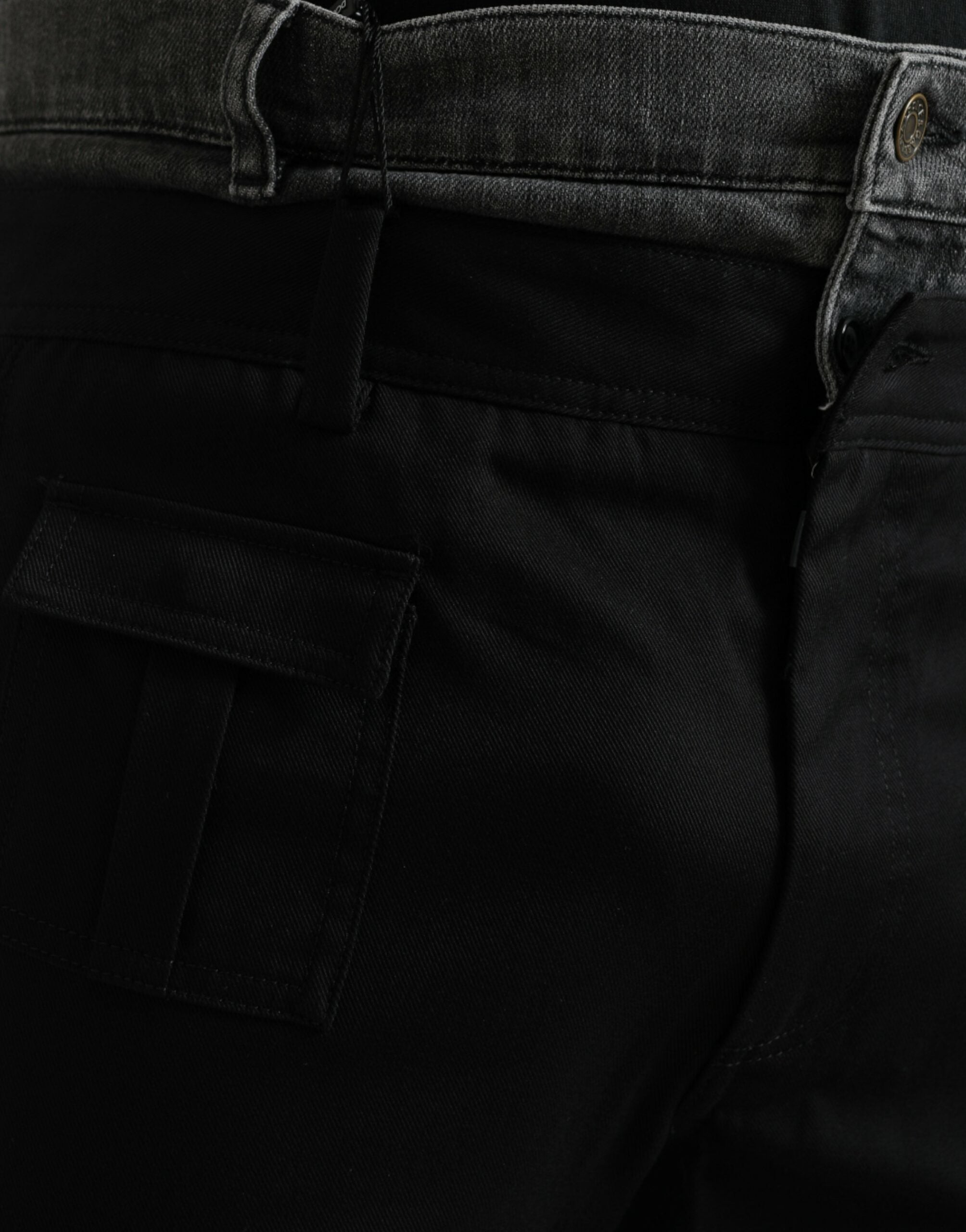 Dolce & Gabbana Black Gray Slim Cotton Denim Jeans Pants -   -  Dolce & Gabbana.