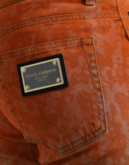 Dolce & Gabbana Multicolor Ombre Cotton Slim Fit Denim Jeans -   -  Dolce & Gabbana.