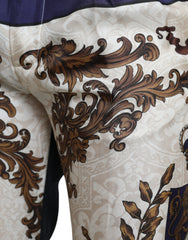 Dolce & Gabbana Multicolor Heraldic Skinny Men Pants -   -  Dolce & Gabbana.