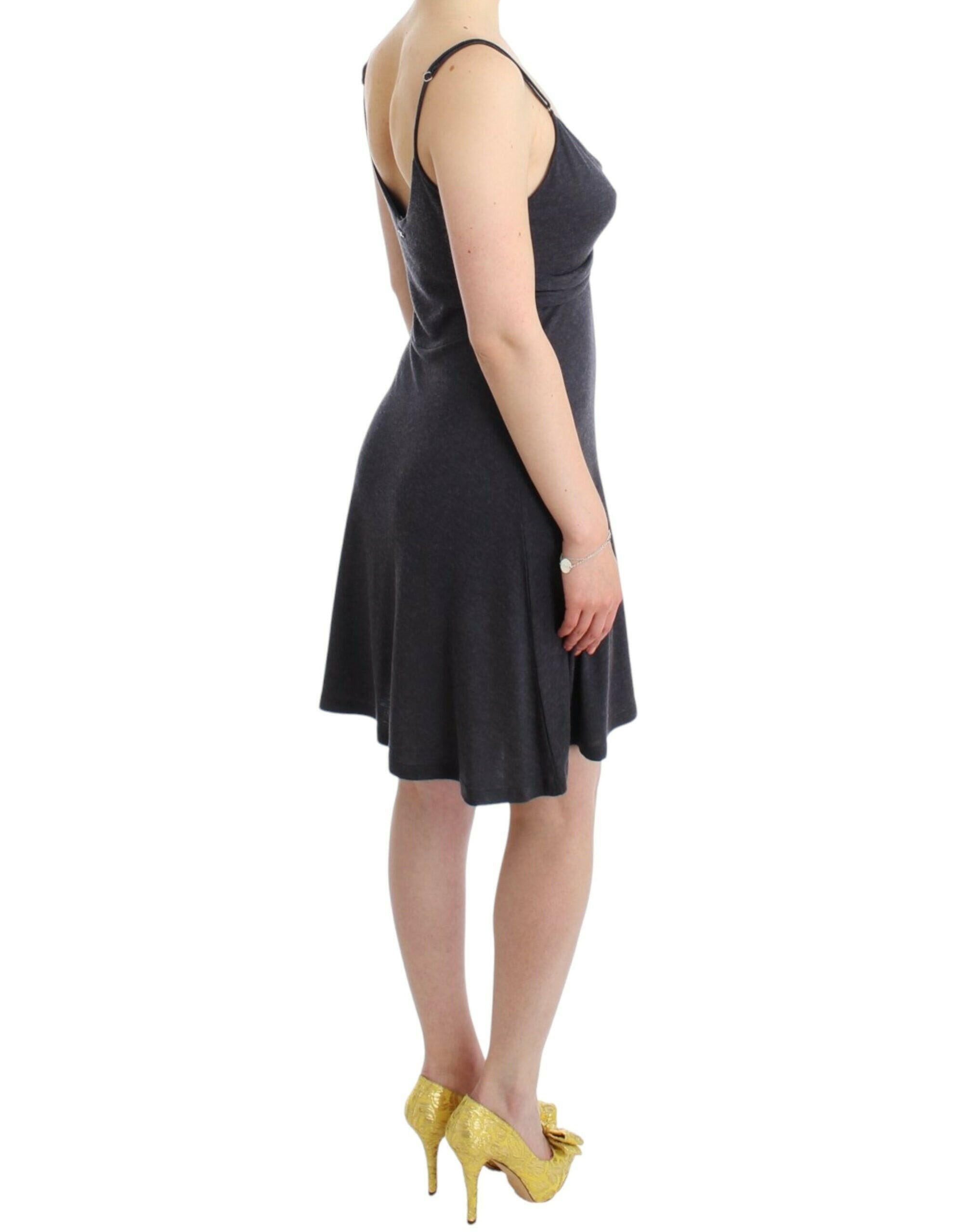Costume National Gray knitted A-line dress -   -  Costume National.