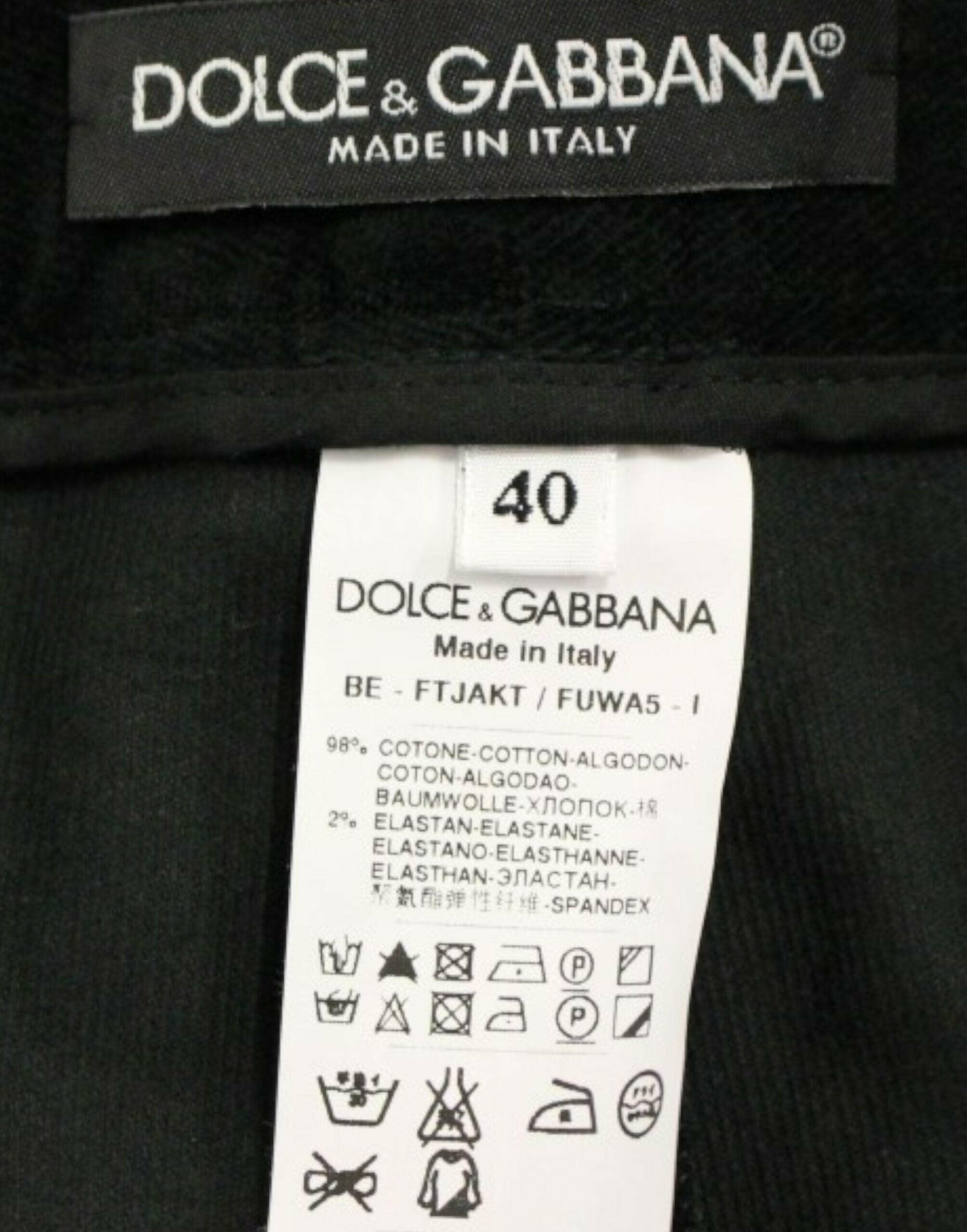 Dolce & Gabbana Black cotton shorts pants -   -  Dolce & Gabbana.