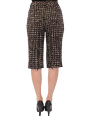 Dolce & Gabbana Multicolor Wool Shorts Pants -   -  Dolce & Gabbana.