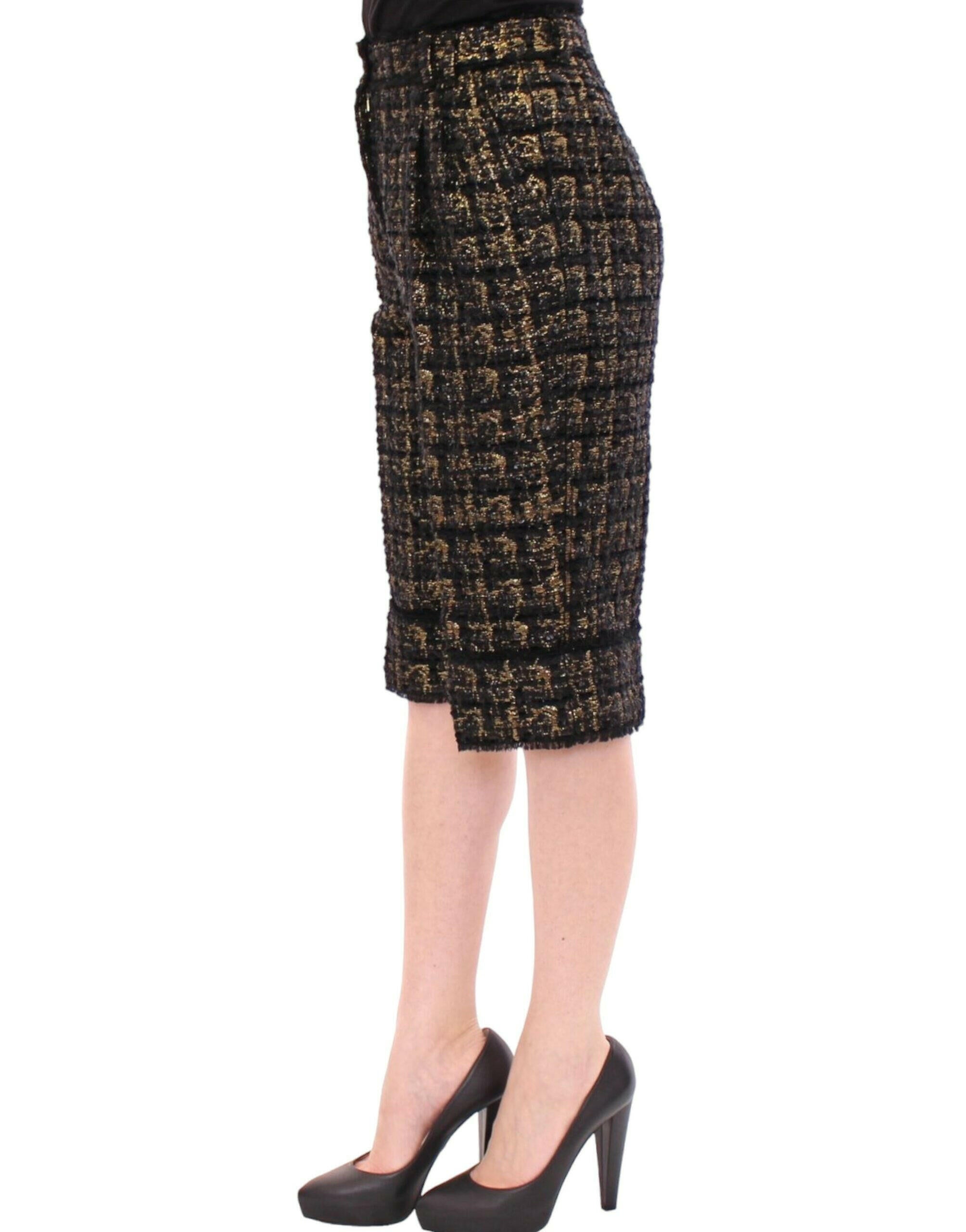 Dolce & Gabbana Black fabric shorts pants -   -  Dolce & Gabbana.