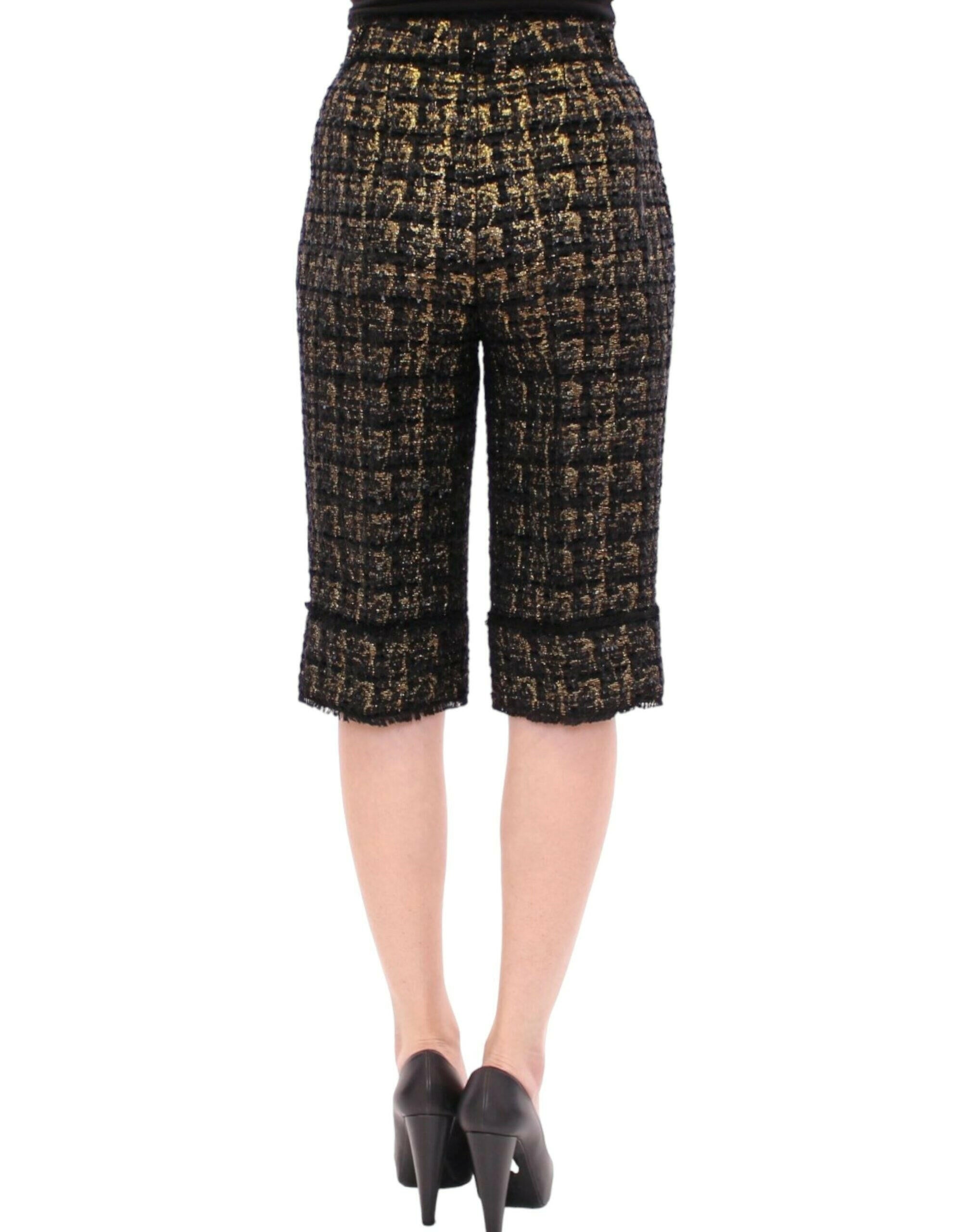 Dolce & Gabbana Black fabric shorts pants -   -  Dolce & Gabbana.