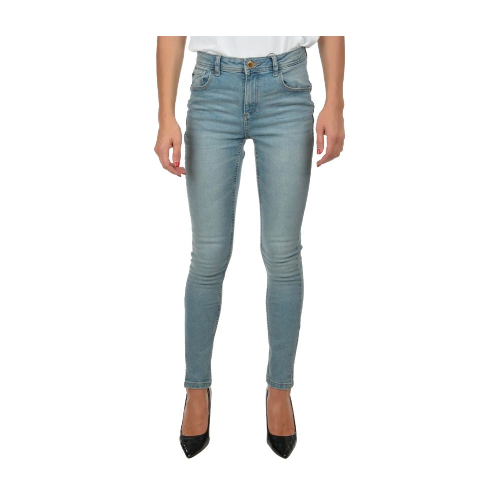 Yes Zee Blue Cotton Women's Skinny Jean -   -  Yes Zee.