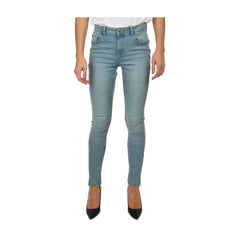 Yes Zee Blue Cotton Women's Skinny Jean -   -  Yes Zee.