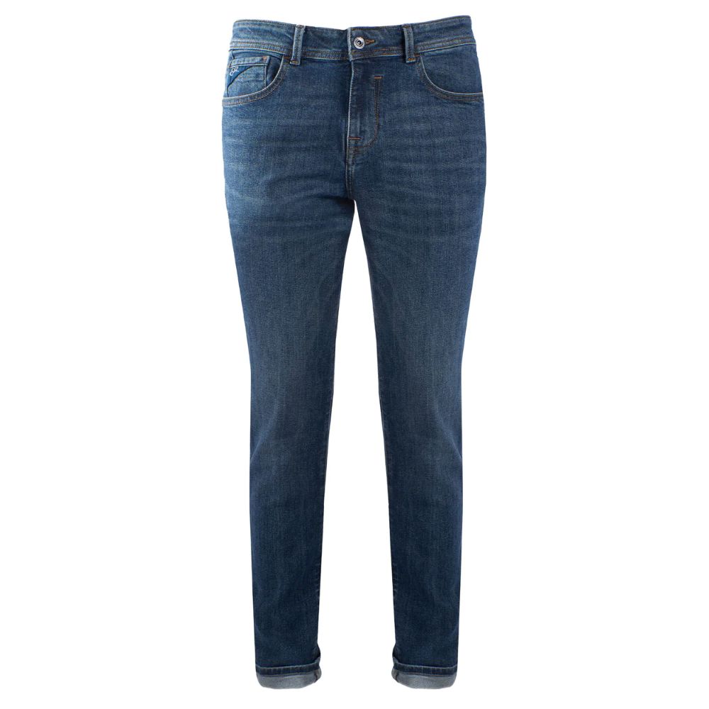 Yes Zee Chic Dark Wash Comfort Denim Jeans -   -  Yes Zee.