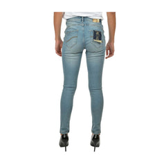 Yes Zee Blue Cotton Women's Skinny Jean -   -  Yes Zee.