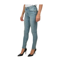 Yes Zee Blue Cotton Women's Skinny Jean -   -  Yes Zee.