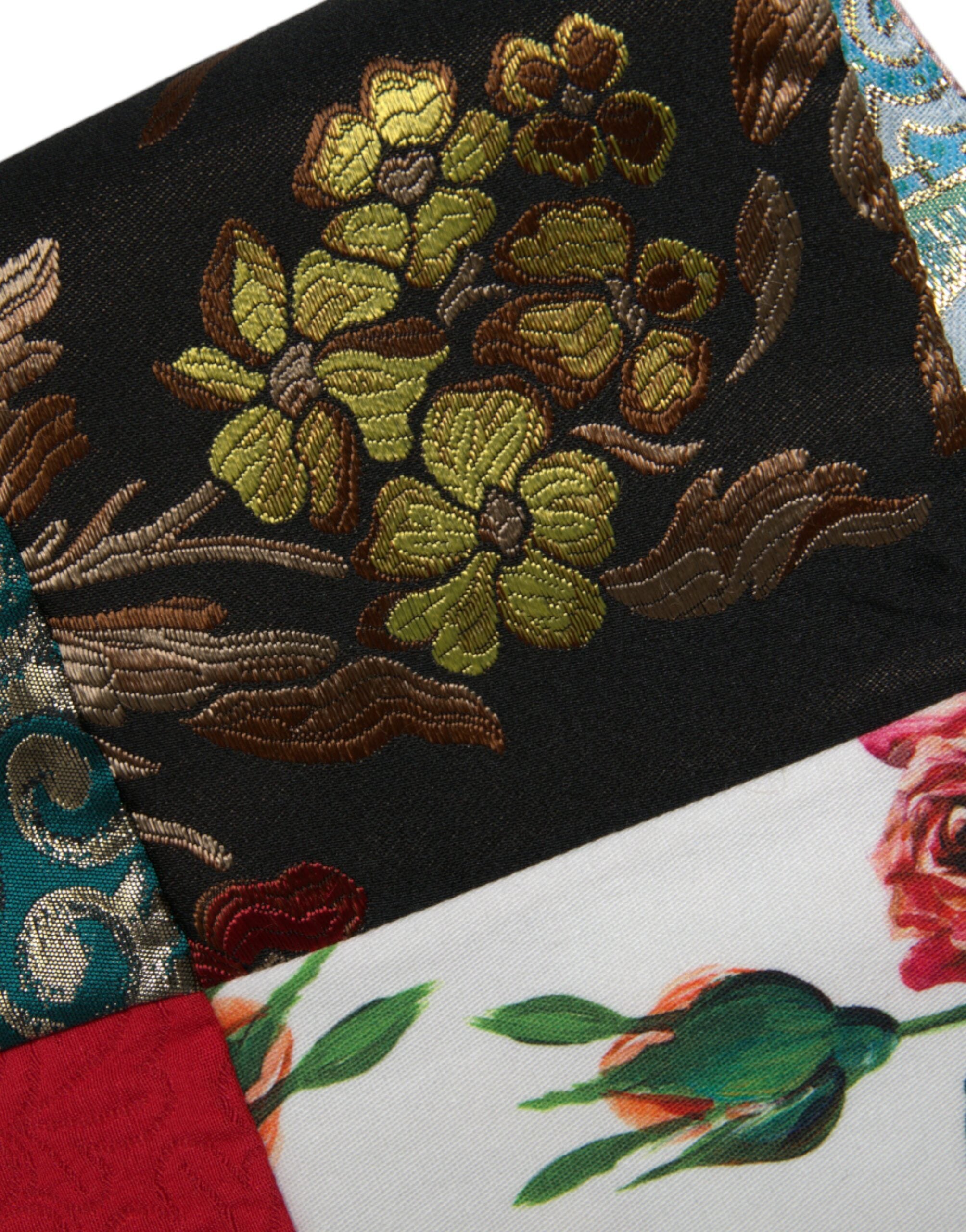 Dolce & Gabbana Multicolor Floral Patchwork Shift Mini Dress -   -  Dolce & Gabbana.