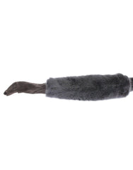 Dolce & Gabbana Gray Mink Fur Lambskin Suede Leather Gloves -   -  Dolce & Gabbana.