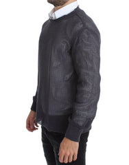 Dolce & Gabbana Purple Runway Netz Pullover Netted Sweater -   -  Dolce & Gabbana.