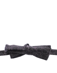 Dolce & Gabbana Gray Black Wool Bow Tie -  Men´s Belts -  Dolce & Gabbana.