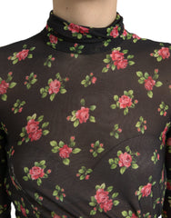 Dolce & Gabbana Black Floral Cut Out Sheath Long Maxi Dress -   -  Dolce & Gabbana.