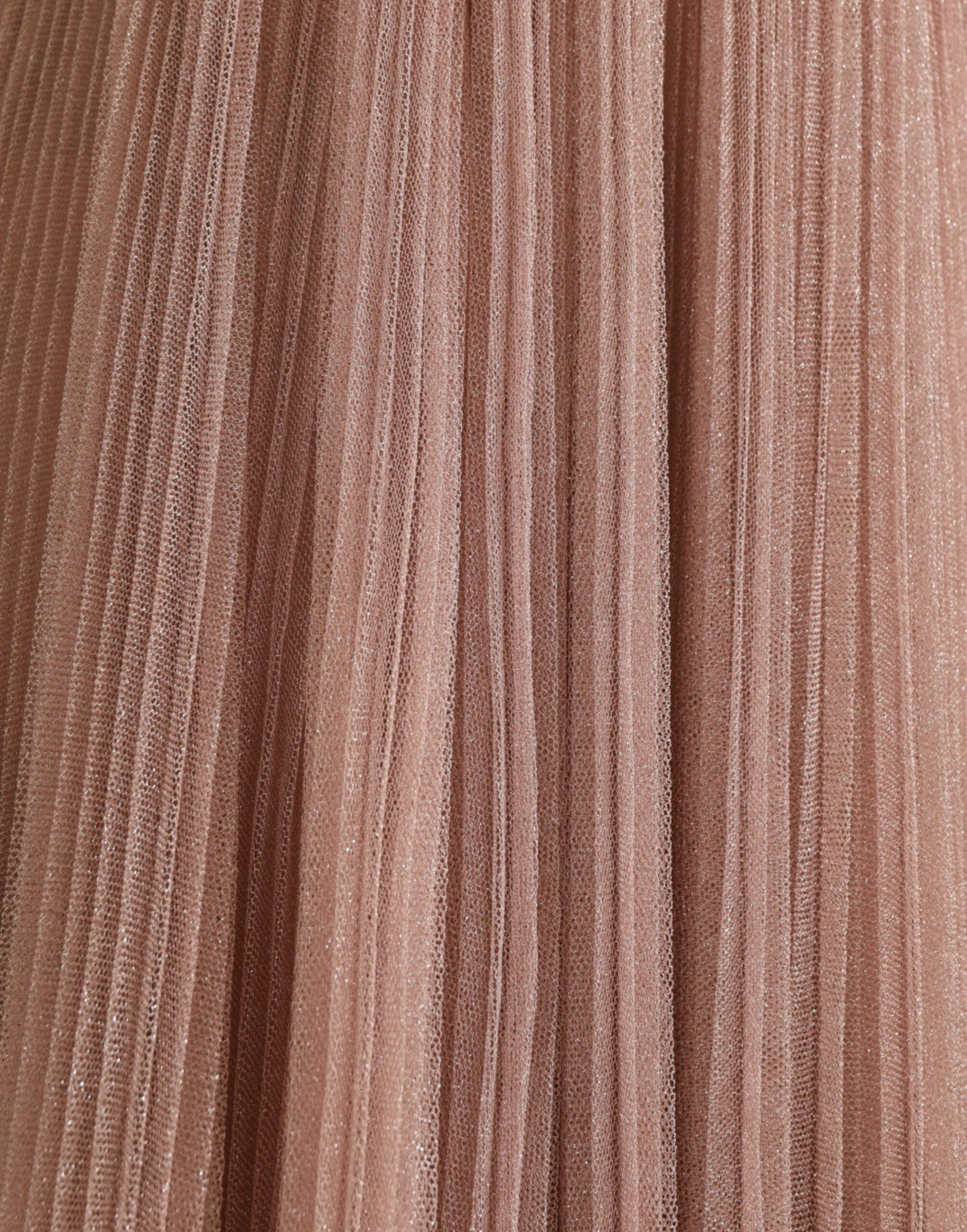 Dolce & Gabbana Pink One Shoulder Pleated Lame Tulle Dress -   -  Dolce & Gabbana.