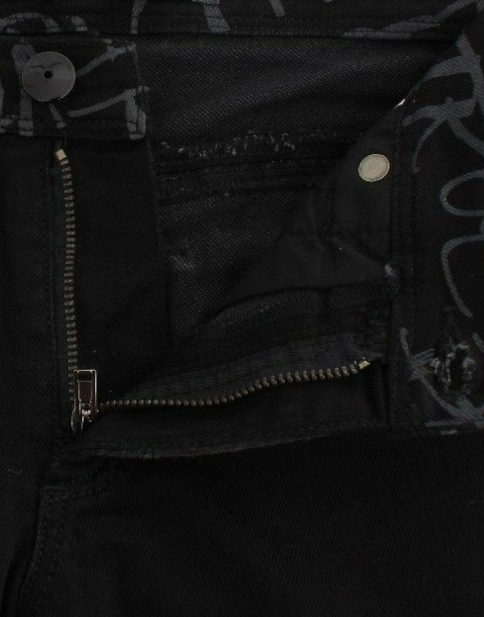 Ermanno Scervino Black Slim Jeans Denim Pants Skinny Stretch -   -  Ermanno Scervino.